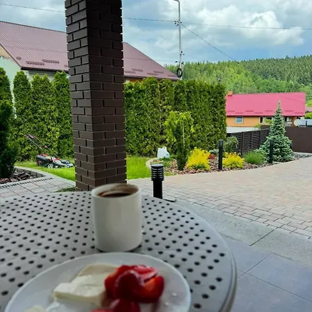 у східниці Дом отдыха Сходница